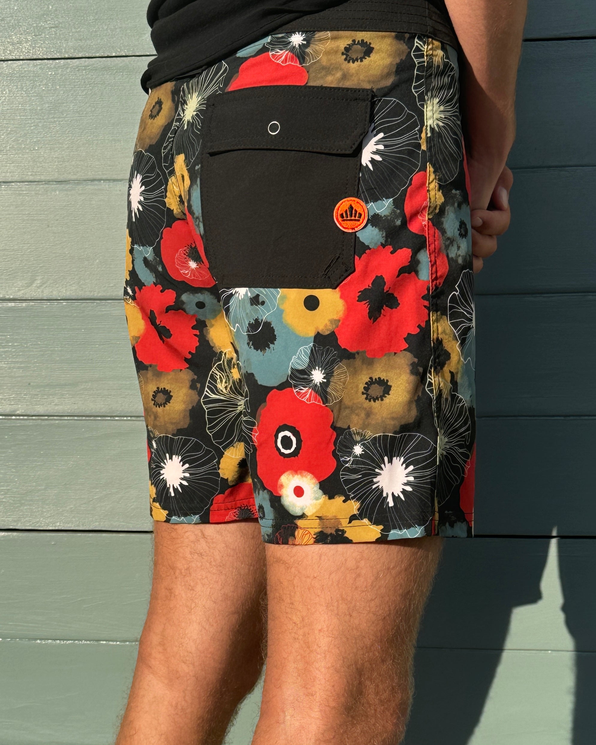 Poppy Noir Boardshort
