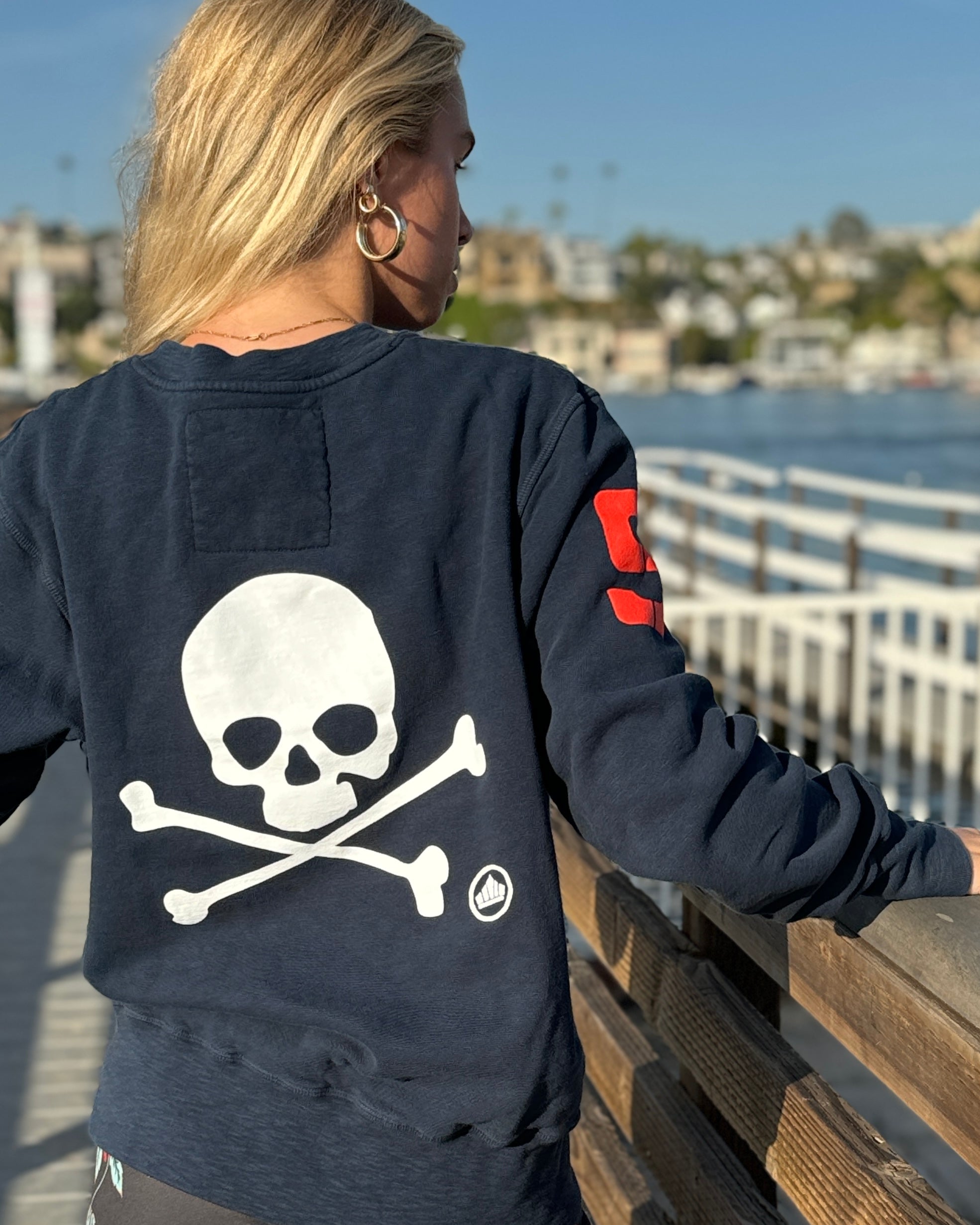 Unique Skull Crew Sweatshirt