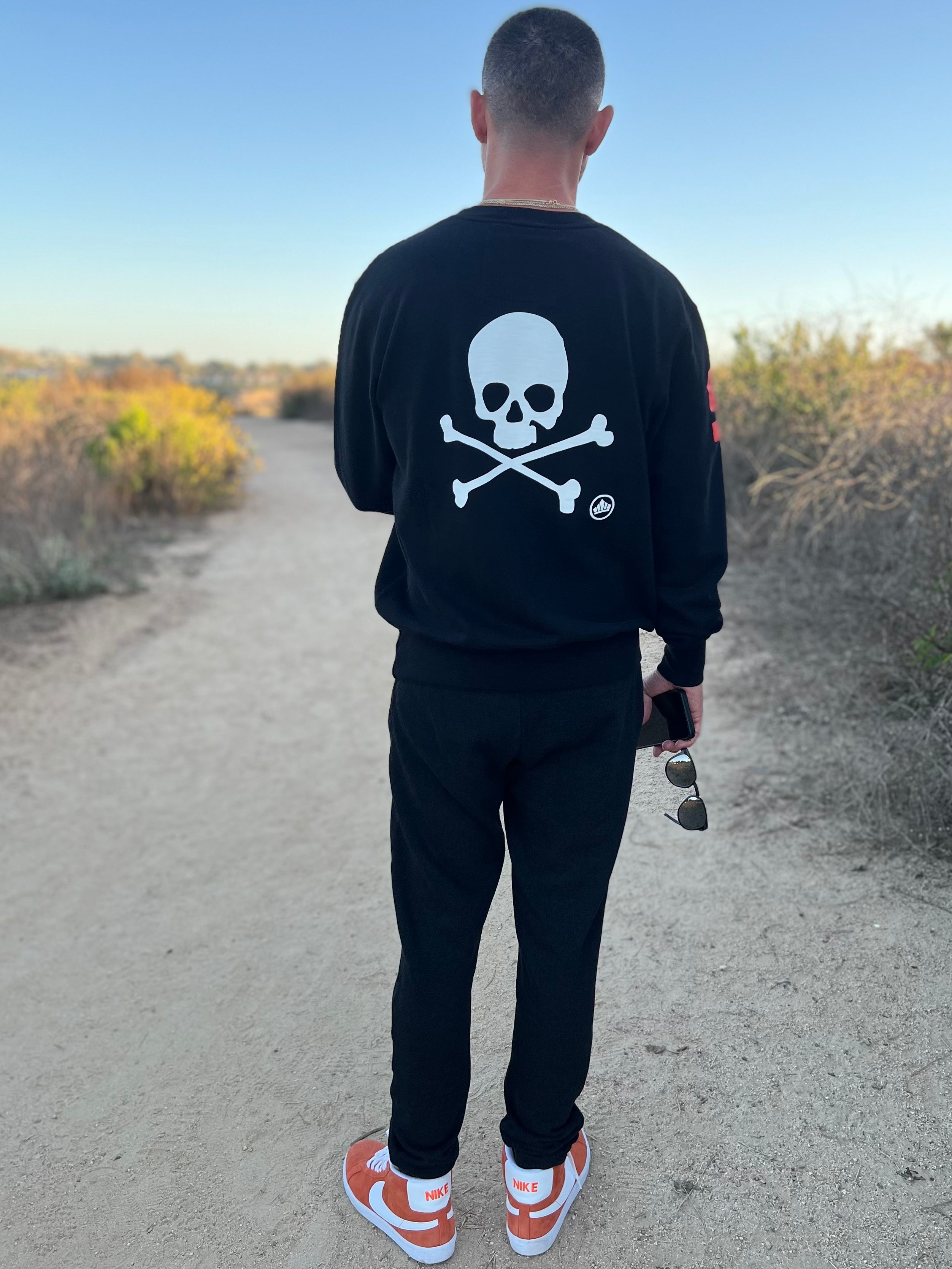 Unique Skull Crew Sweatshirt