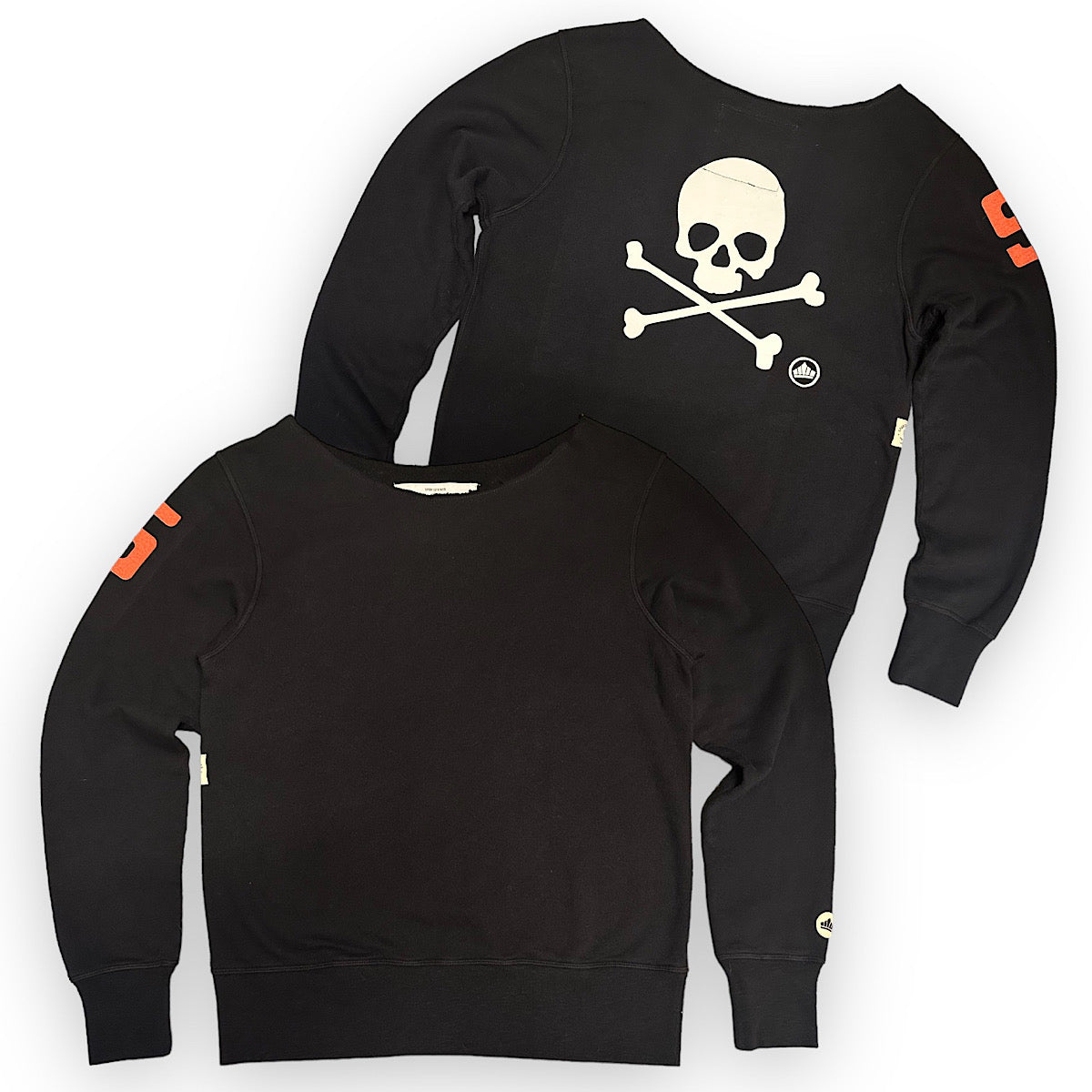 Boatneck Unique Skull Crew