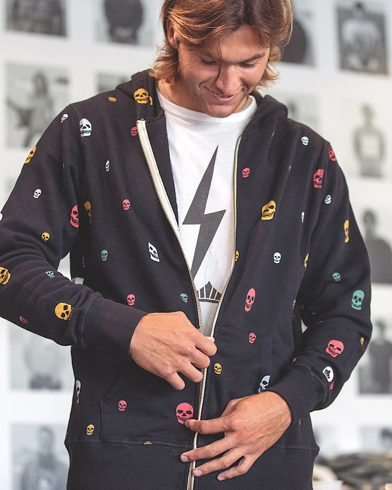 Skull Yard Zip Hoody