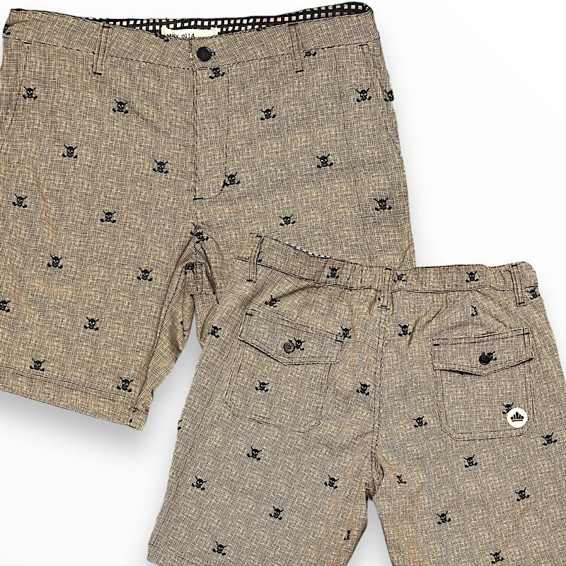 Skull Clubs Short Khaki