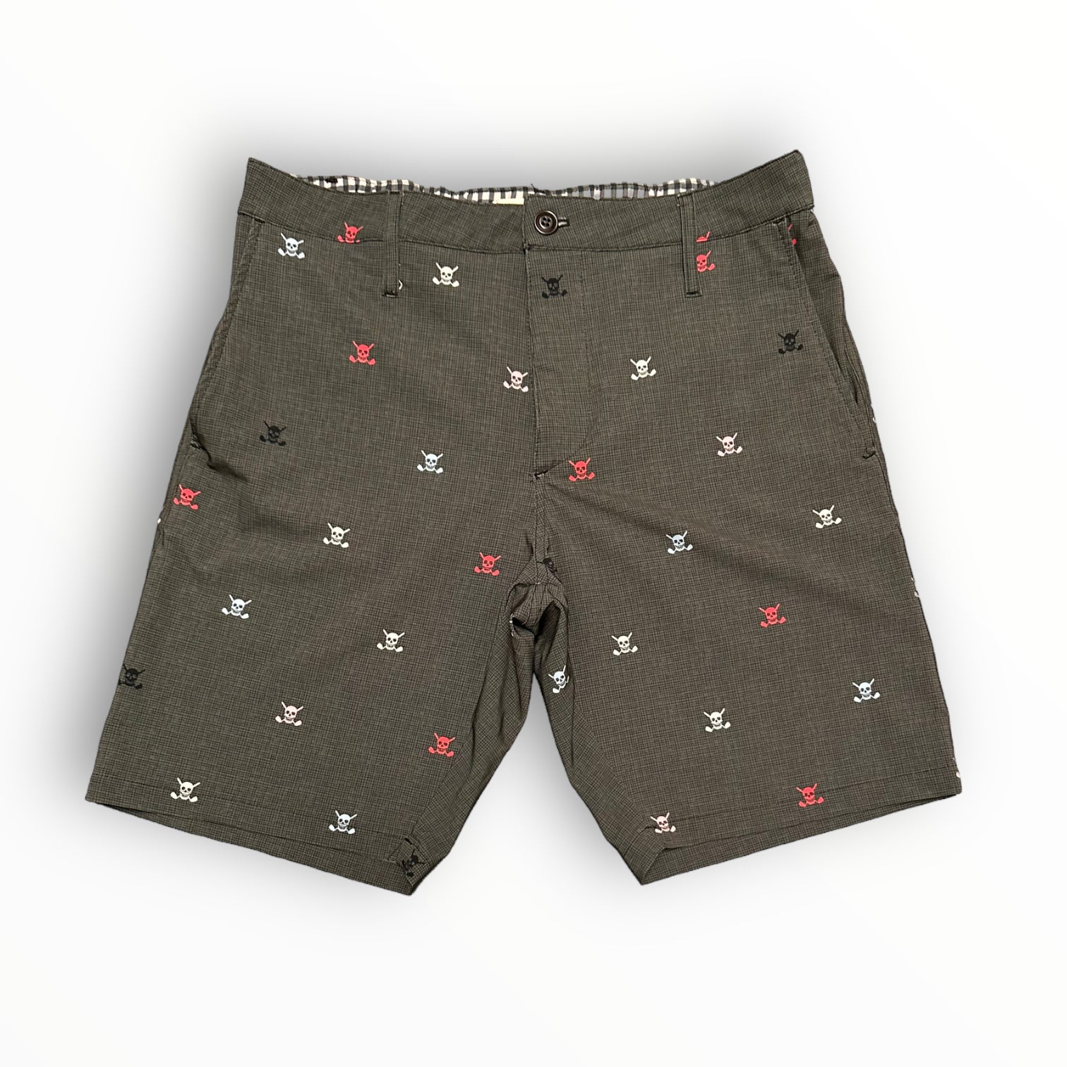 Skull Clubs Short Olive