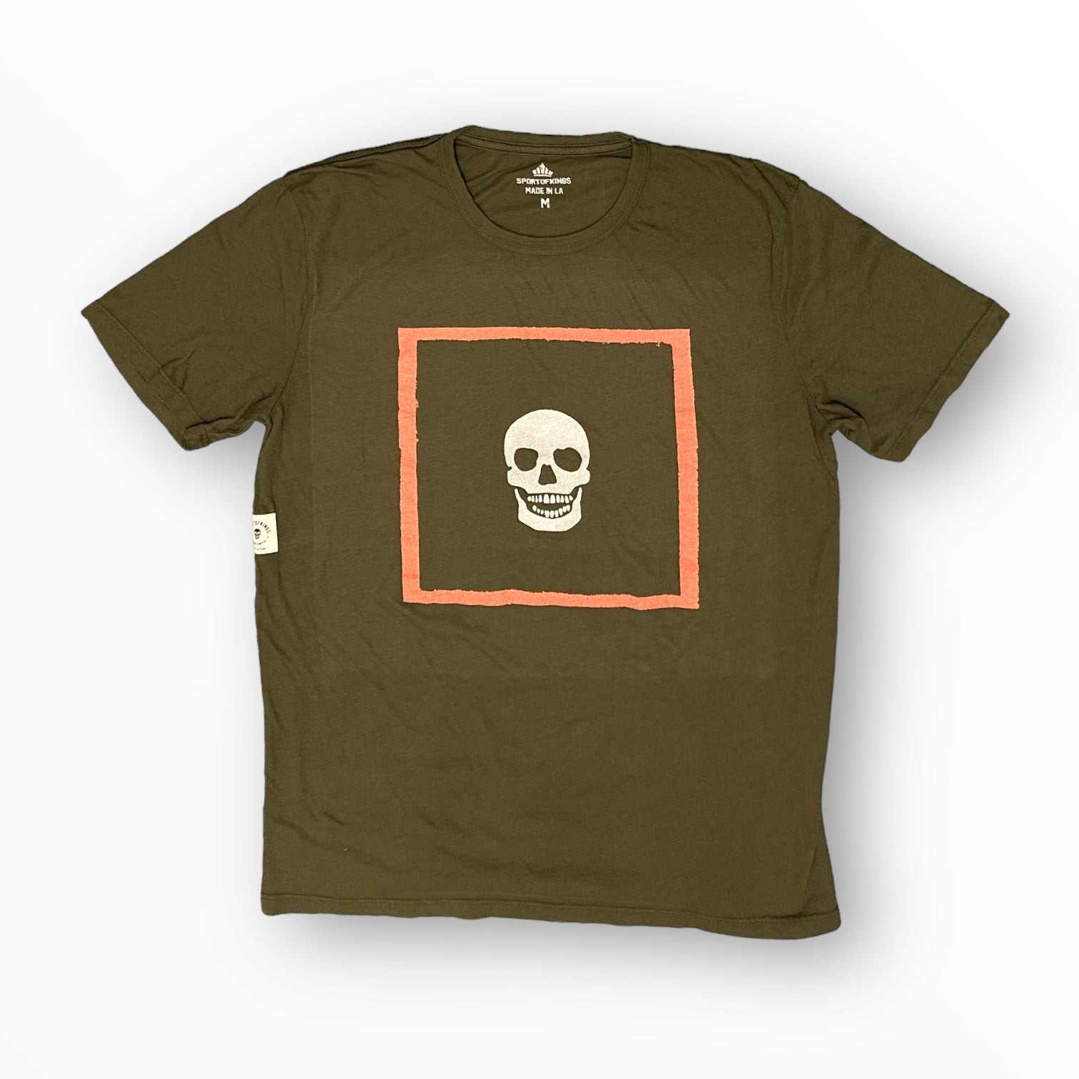 Skull Box Tee Army Green