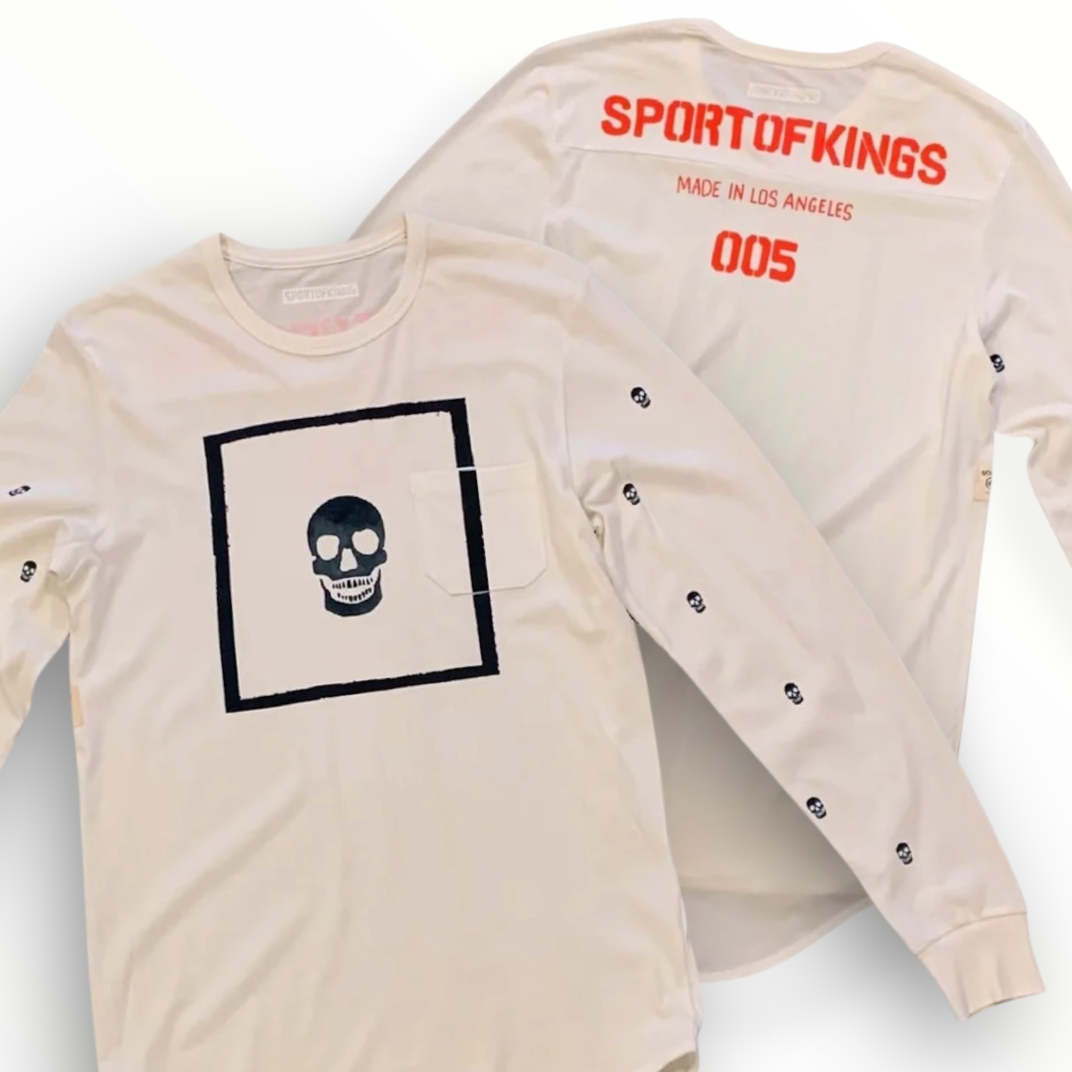 Skull Box Long Sleeve Tee