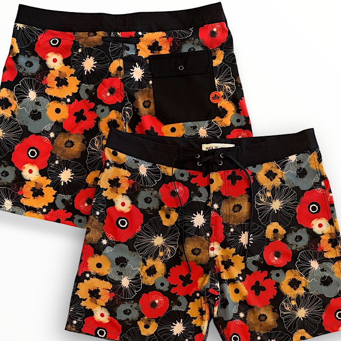 Poppy Noir Boardshort