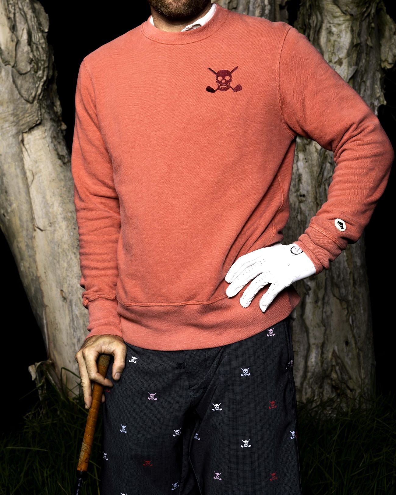 Skull Clubs Short Olive