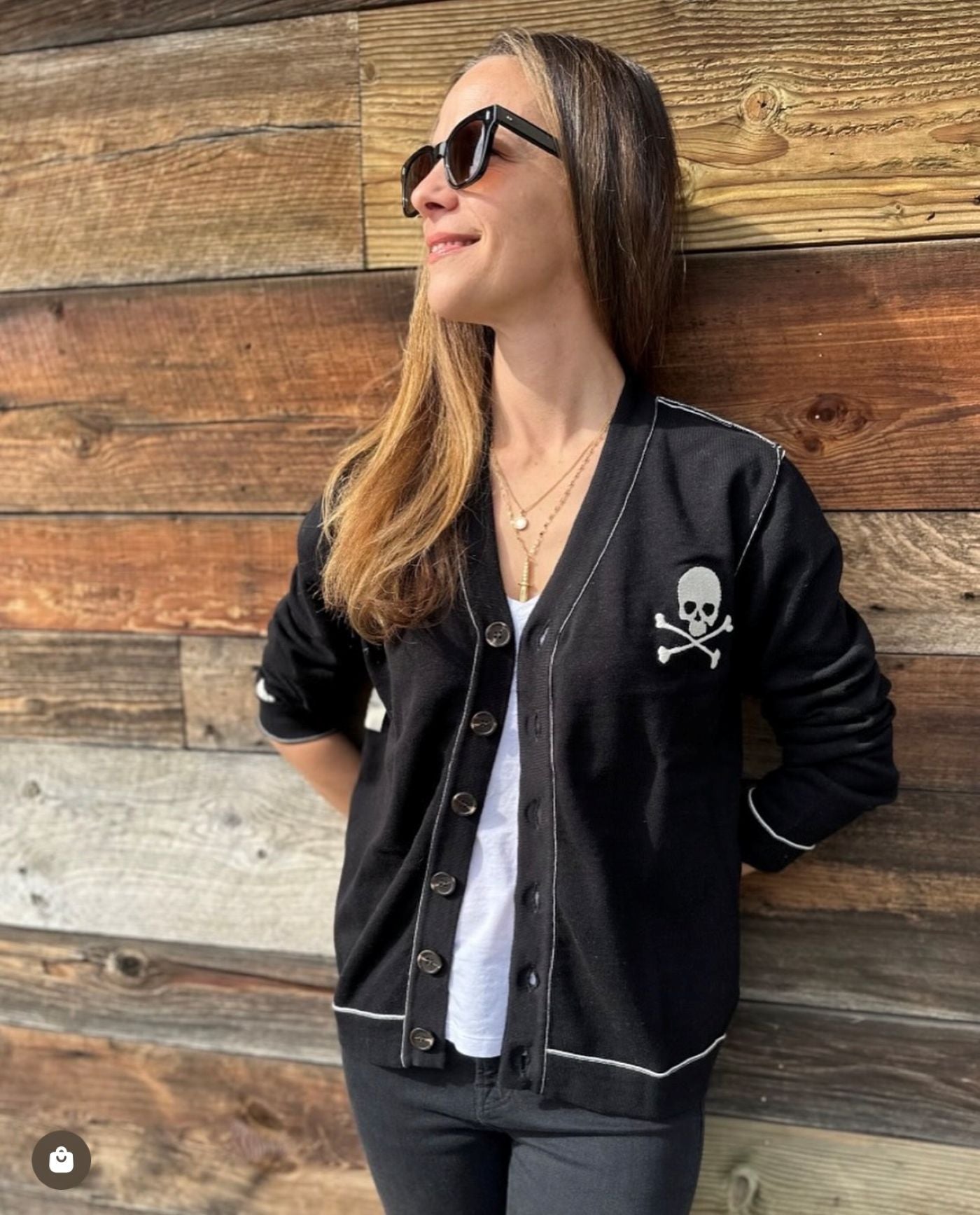 Cali Skull Cardigan