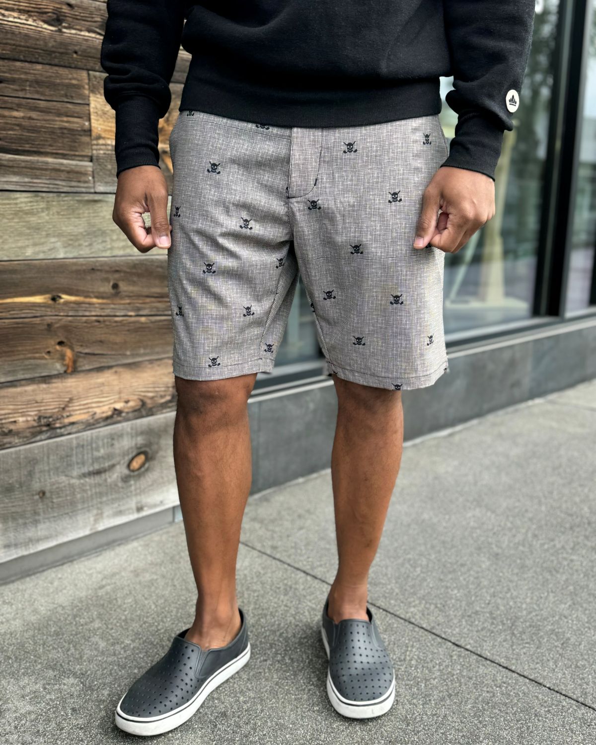 Skull Clubs Short Khaki