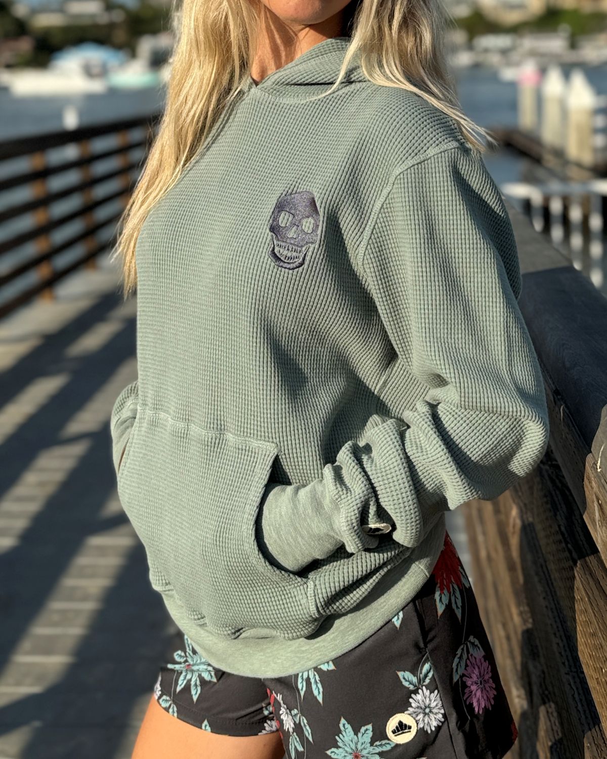 OG Skull Waffle Hoody