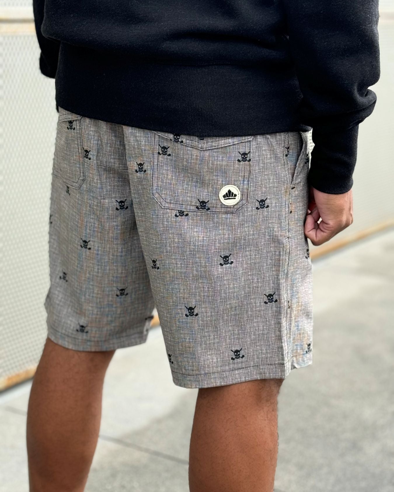 Skull Clubs Short Khaki