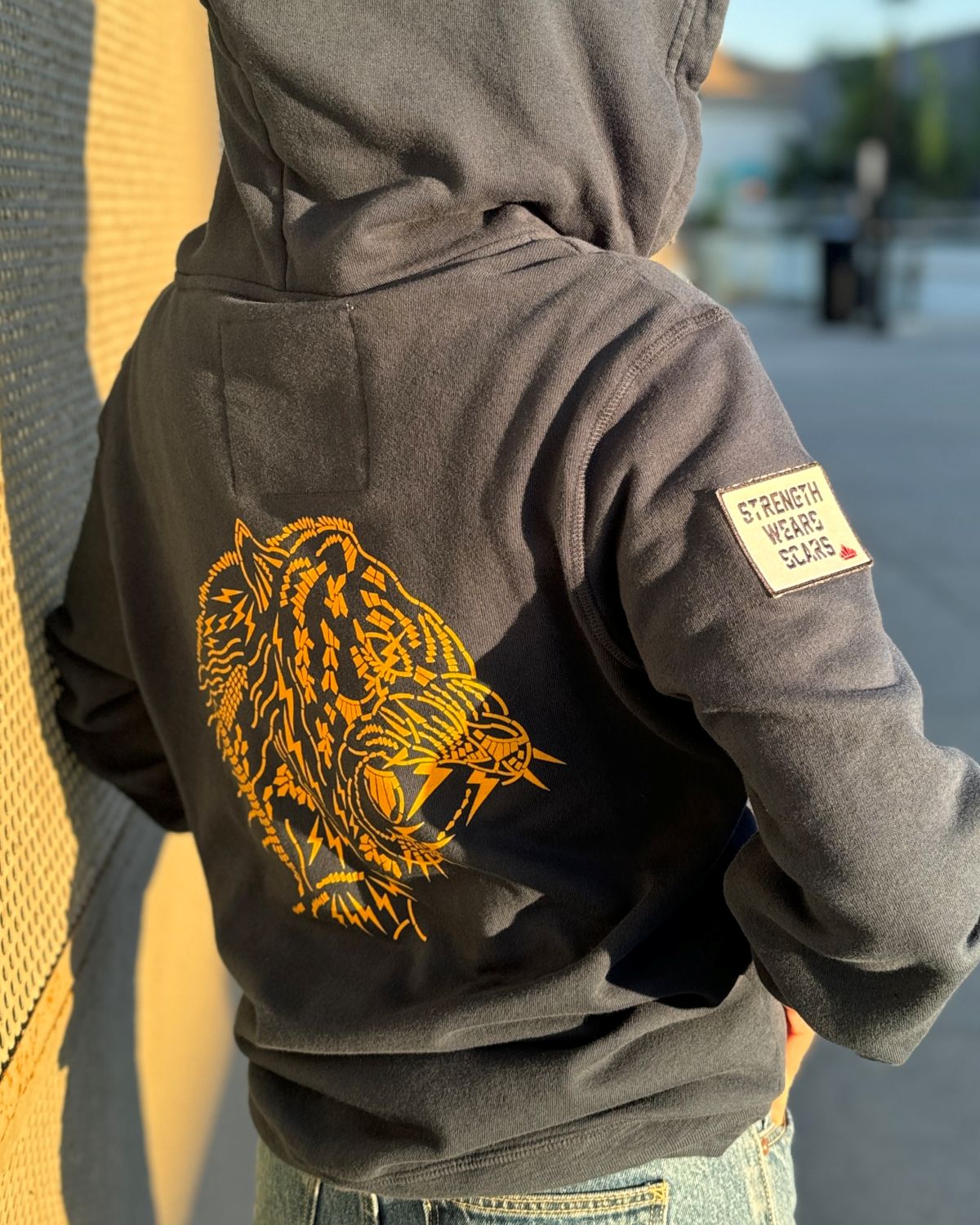 Tiger Zip Hoody