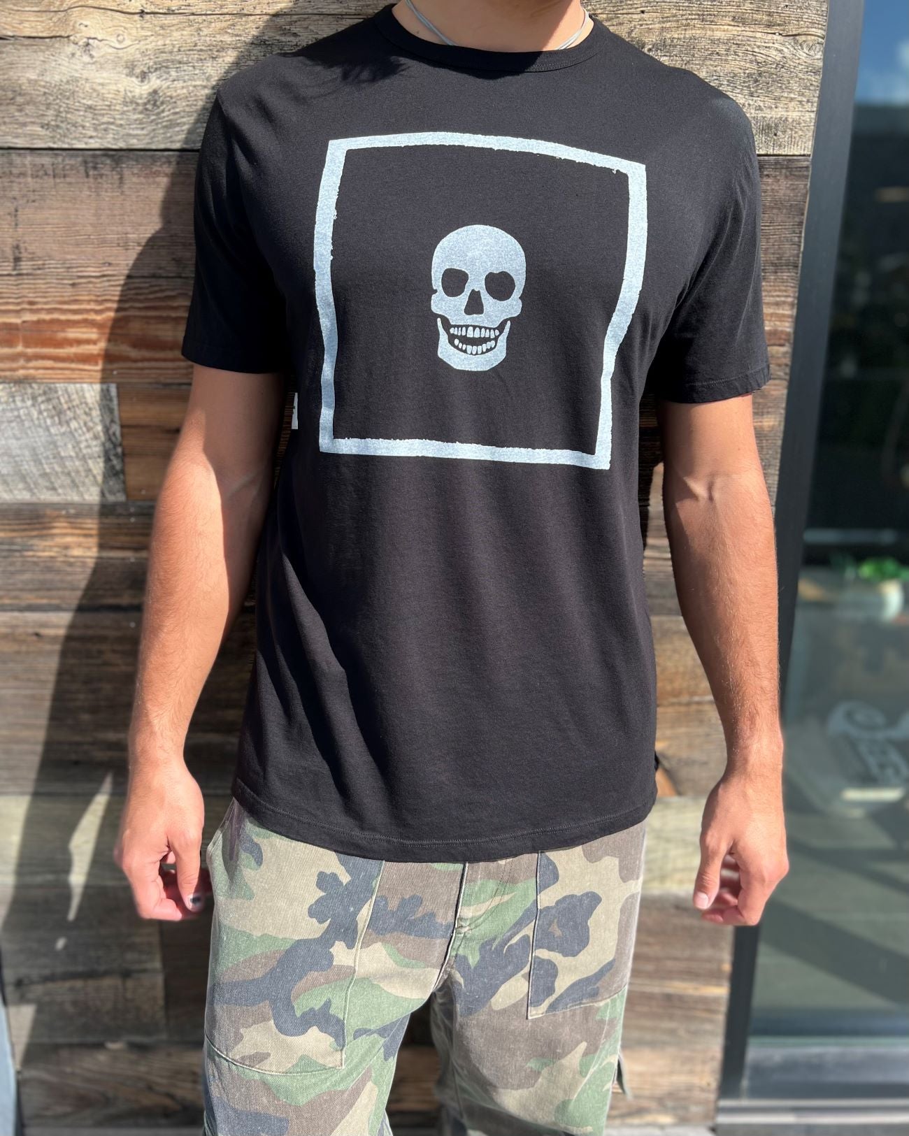 Skull Box Tee Army Green