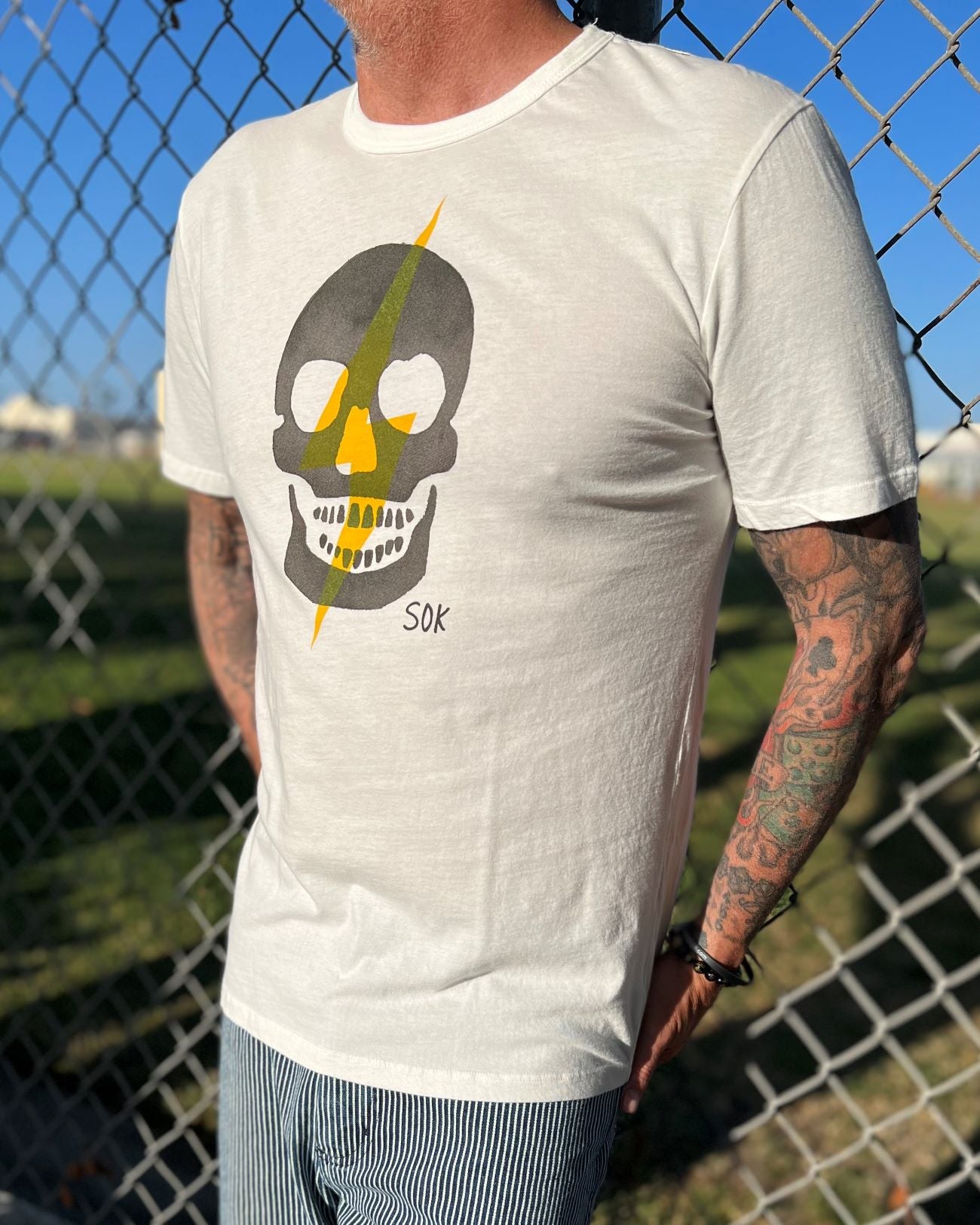 Stardust Skull Tee ***Shorter Length***