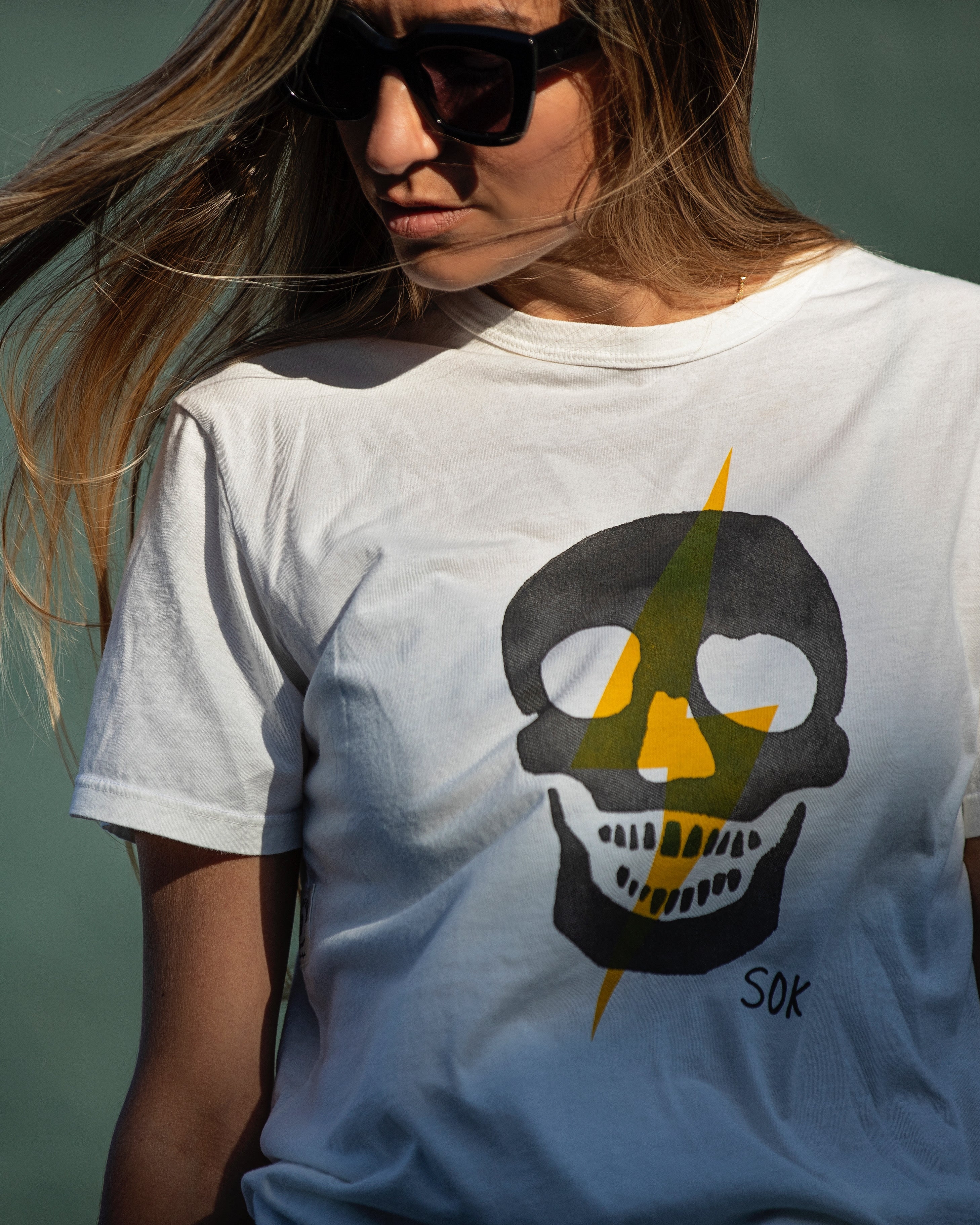 Stardust Skull Tee ***Shorter Length***