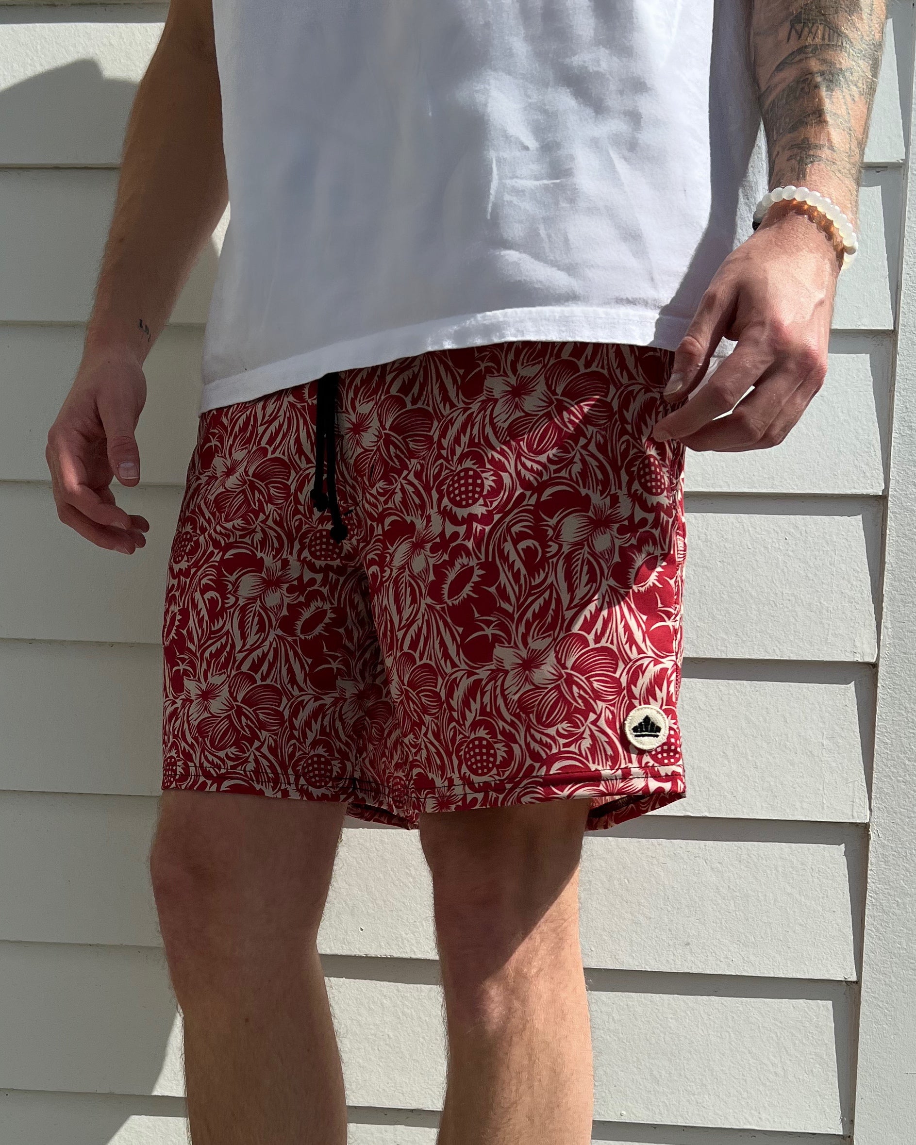 Flowers Ablaze Poolside Short