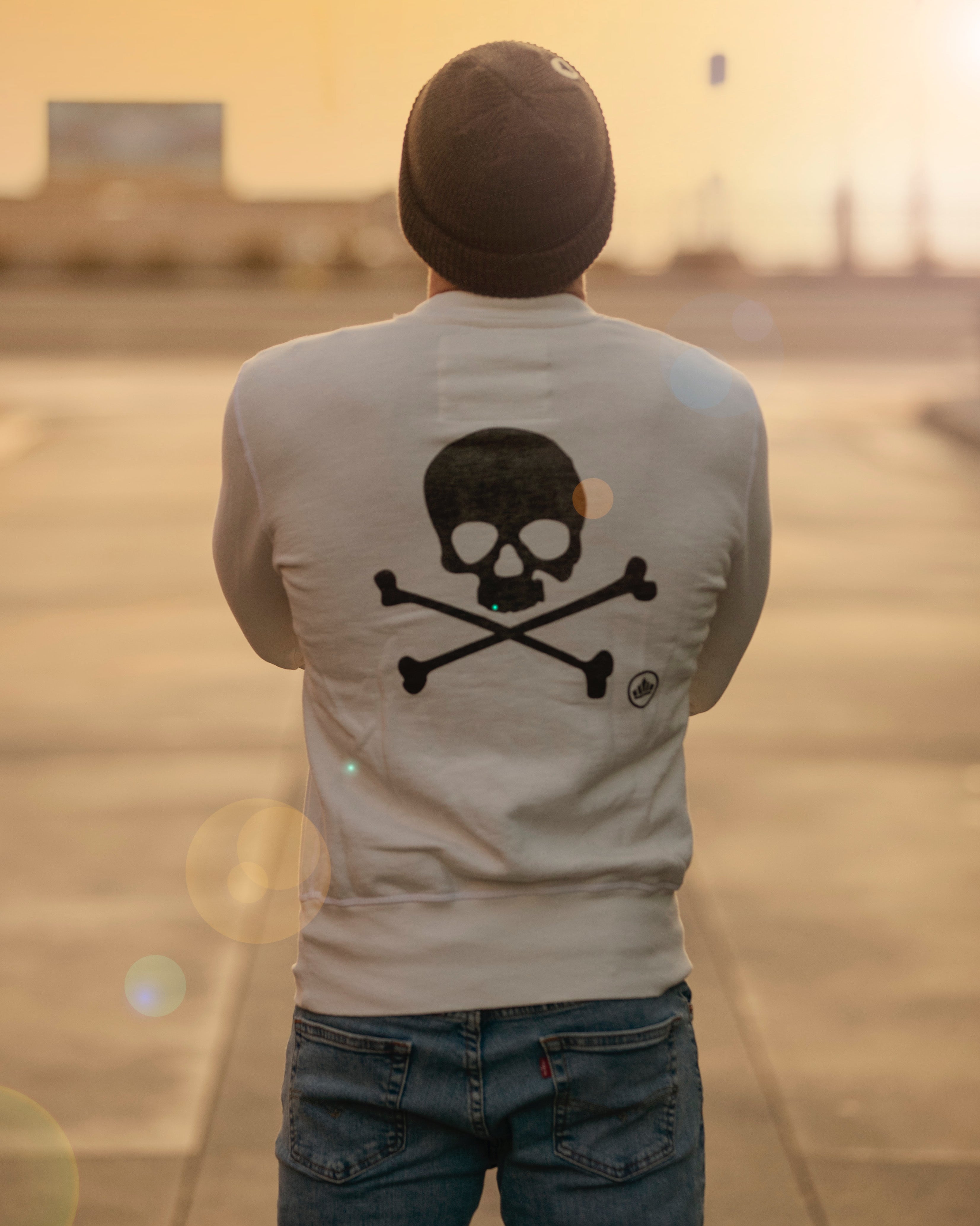 Unique Skull Crew Sweatshirt