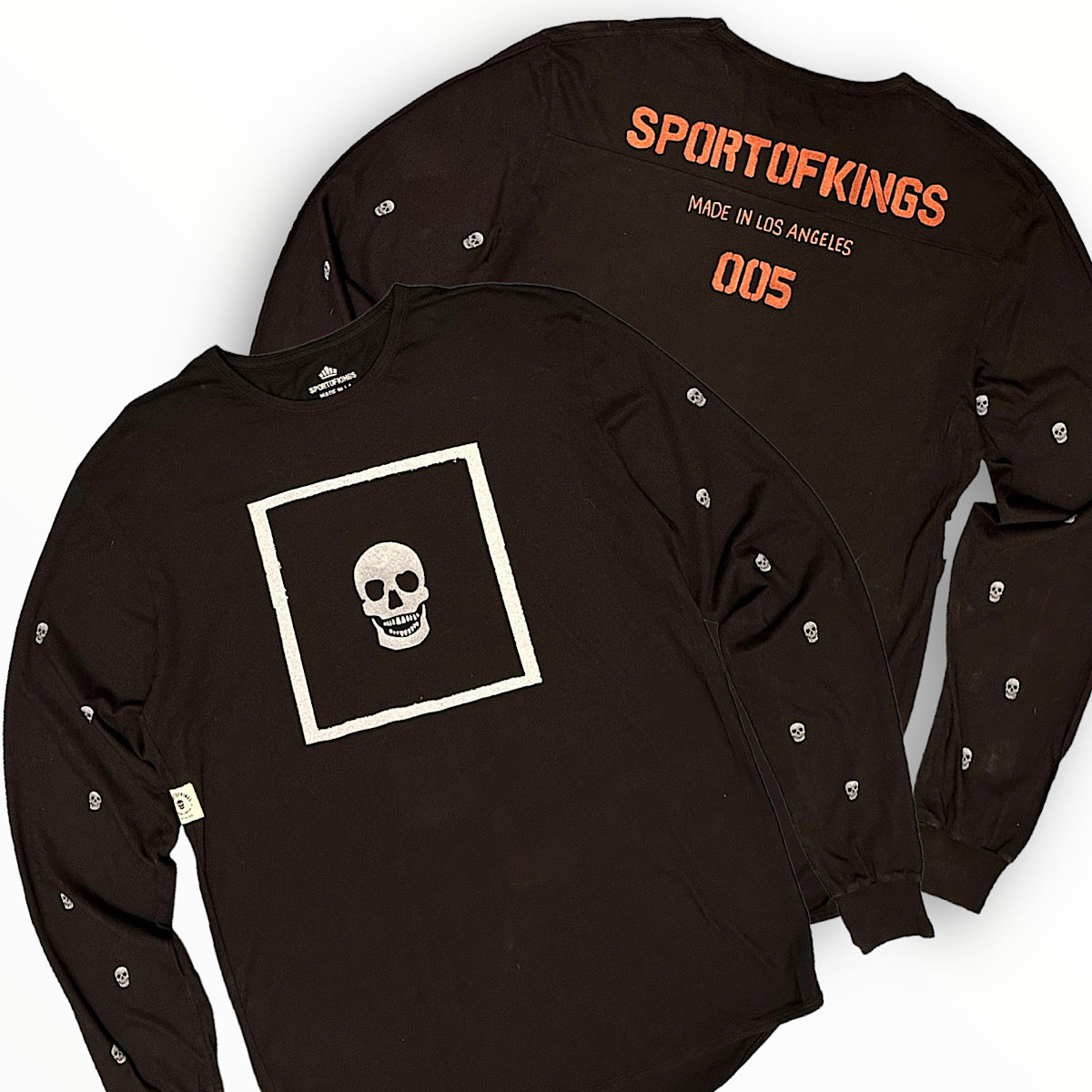 Skull Box Long Sleeve Tee