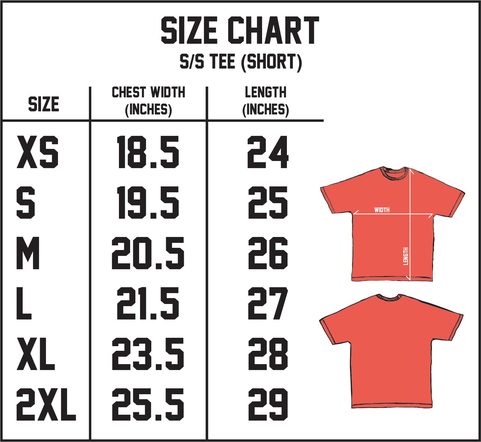 Skull Box Tee **Shorter Length**