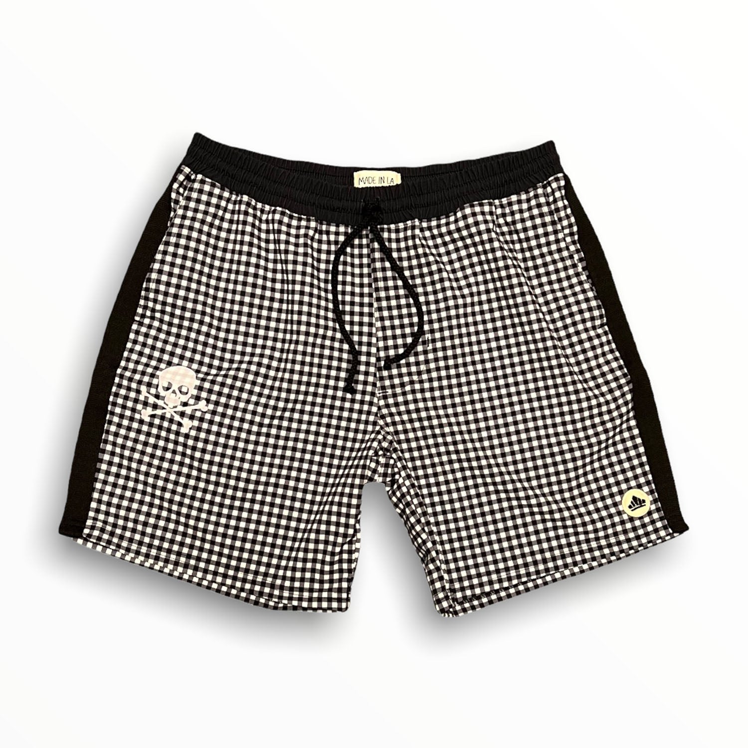 Gingham Skull Short