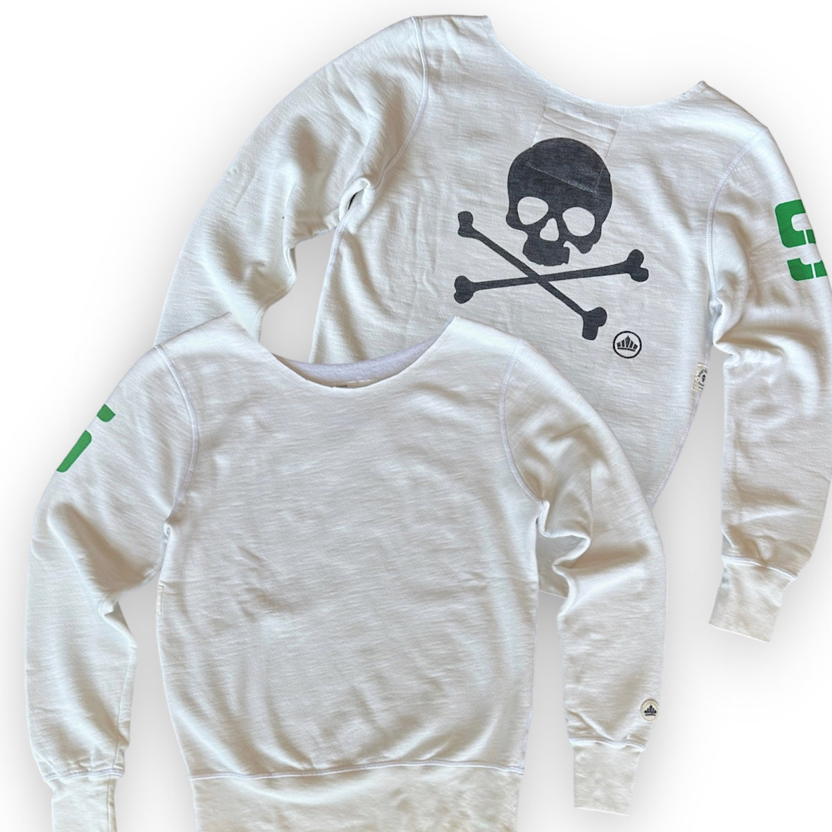 Boatneck Unique Skull Crew