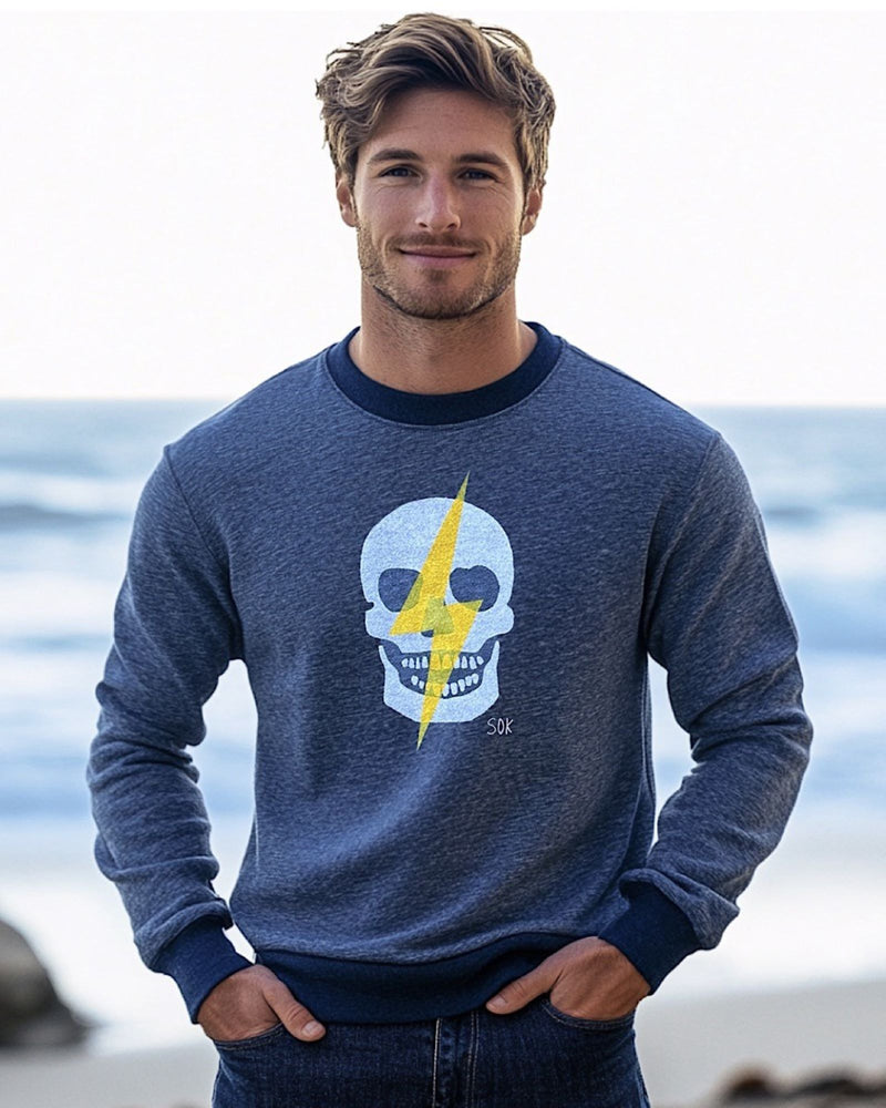 Stardust Skull Crew Sweatshirt