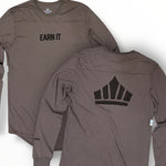 Earn It Crown Long Sleeve Tee