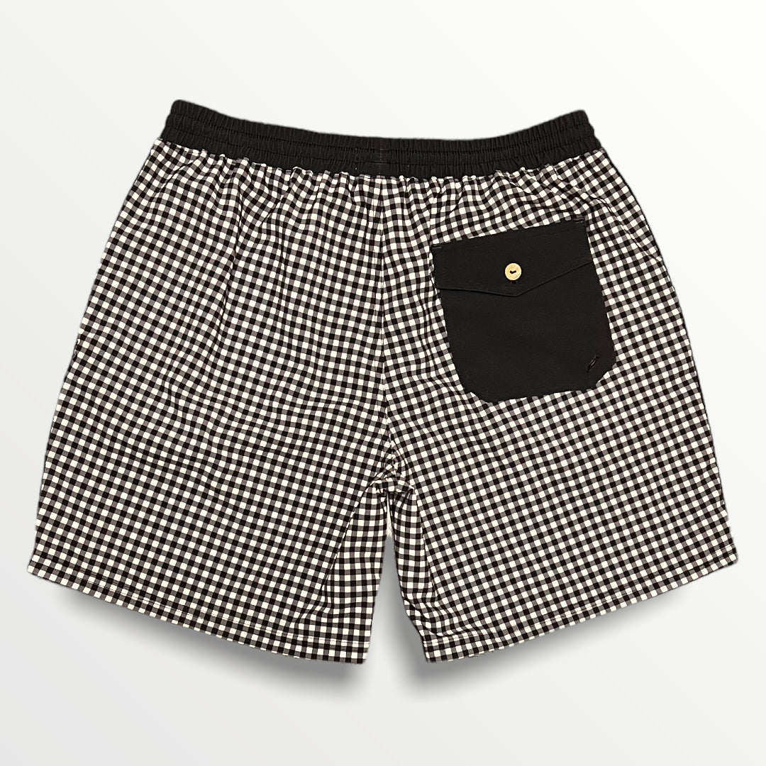 Gingham Skull Short