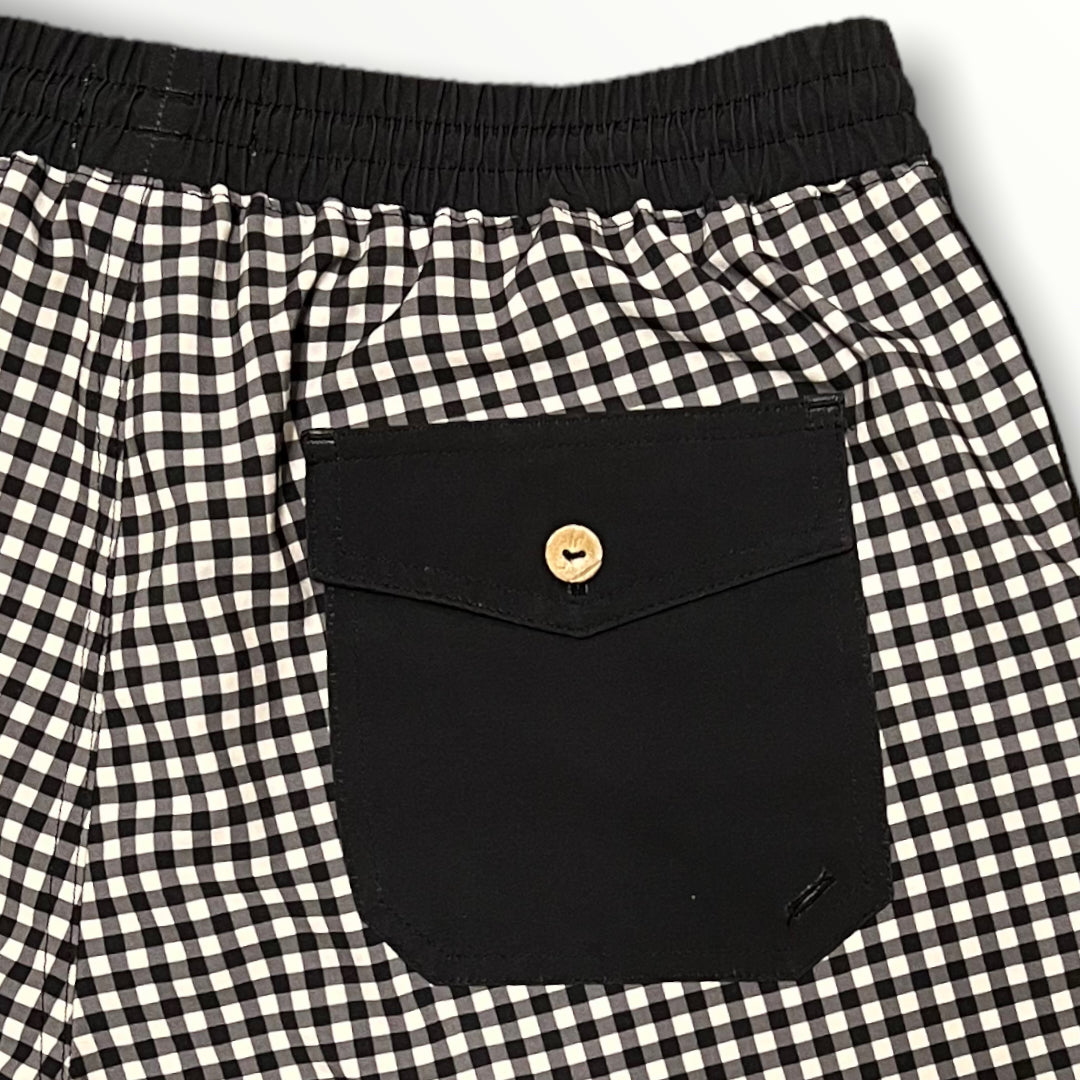 Gingham Skull Short