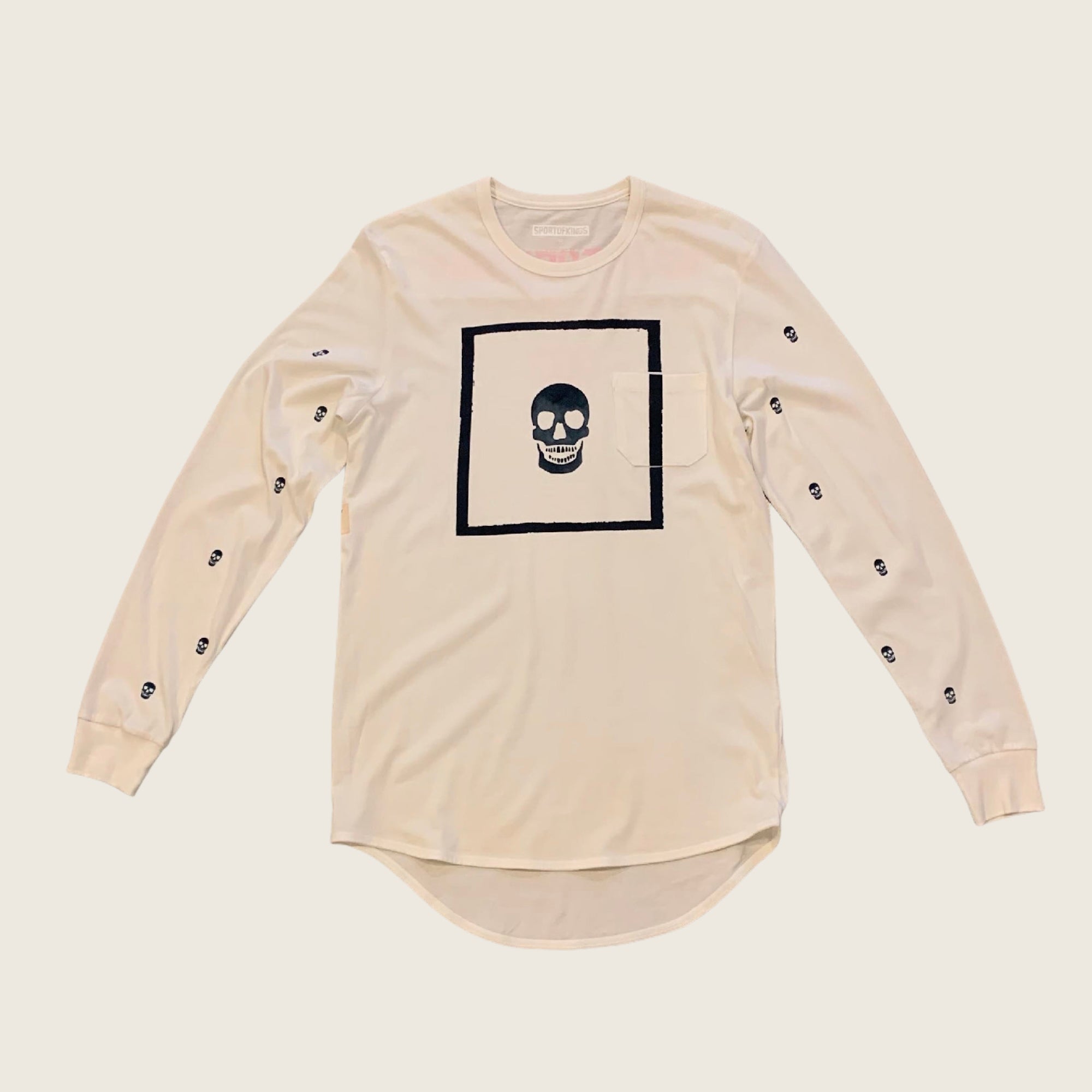 Skull Box Long Sleeve Tee